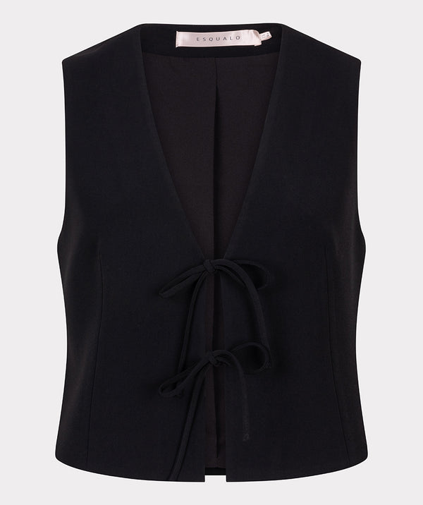 Bows Waistcoat - Black