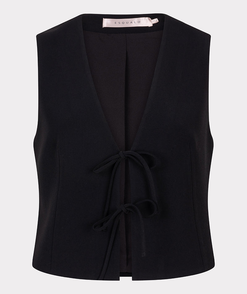 Bows Waistcoat - Black