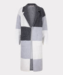 Blocks Cardigan & Scarf Set - Grey