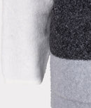 Blocks Cardigan & Scarf Set - Grey