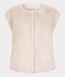 Fake Fur Bodywarmer - Natural