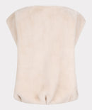Fake Fur Bodywarmer - Natural