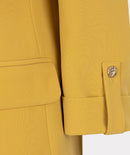 Turn Up Sleeve Blazer - Golden Olive