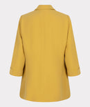 Turn Up Sleeve Blazer - Golden Olive