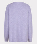Diagonal Lines Jumper - Light Violet