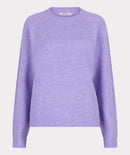 Ajour Raglan Jumper - Light Violet