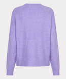 Ajour Raglan Jumper - Light Violet