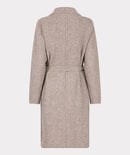 Long Tie Cardigan - Taupe Melange