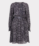 Snake Print Dress - Print
