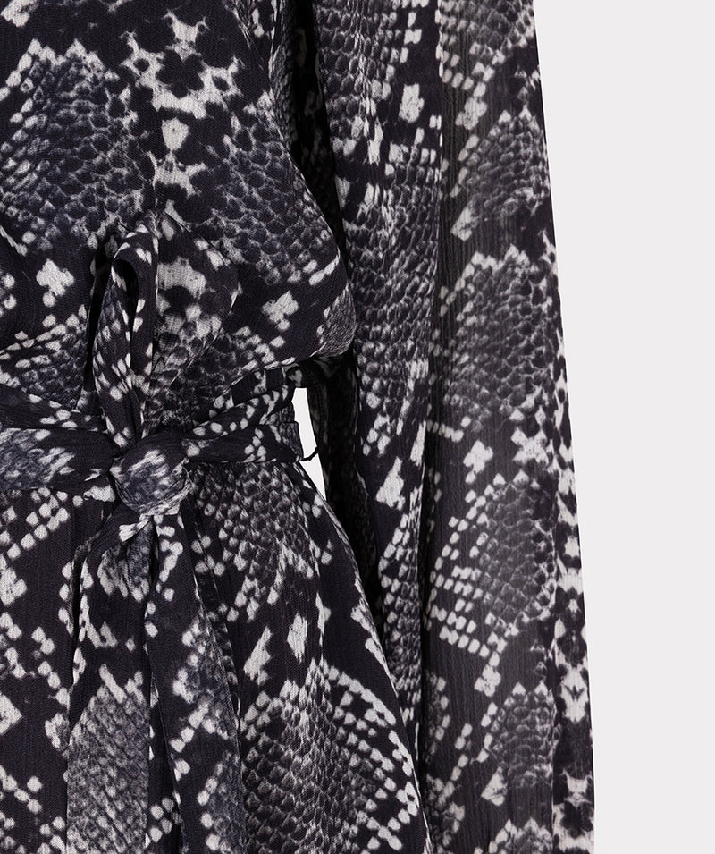 Snake Print Dress - Print