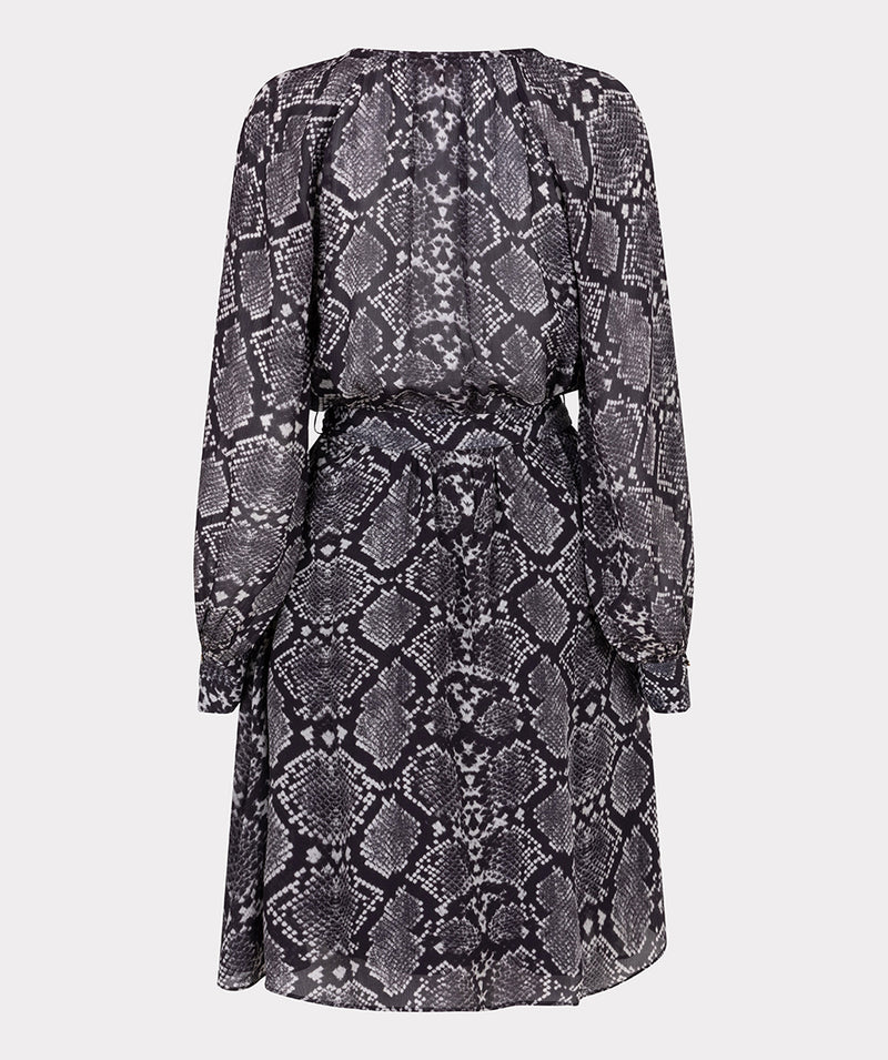 Snake Print Dress - Print