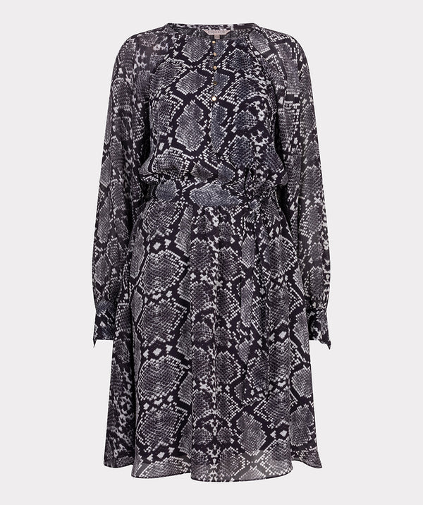 Snake Print Dress - Print