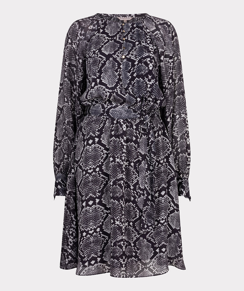 Snake Print Dress - Print
