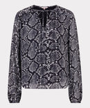 Snake Print Blouse - Print