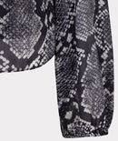 Snake Print Blouse - Print