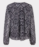 Snake Print Blouse - Print