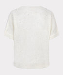 Embroidered Flowers Jumper - Off White