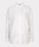 3D Circled Blouse - Off White