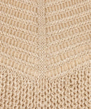 Knitted Sleeveless Top - Sand