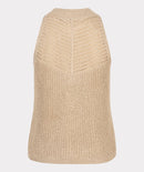 Knitted Sleeveless Top - Sand