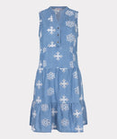 Chambray Dress - Blue