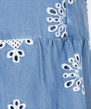 Chambray Dress - Blue