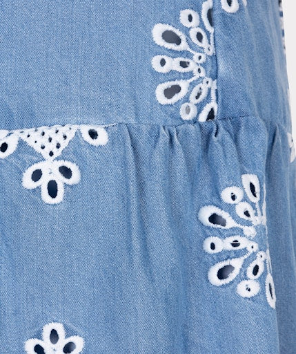 Chambray Dress - Blue