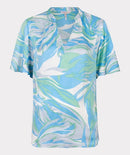 Electric Waves Blouse - Print