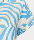 Electric Zebra Blouse - Print
