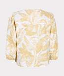 Bow Tie Faded Solar Blouse - Print