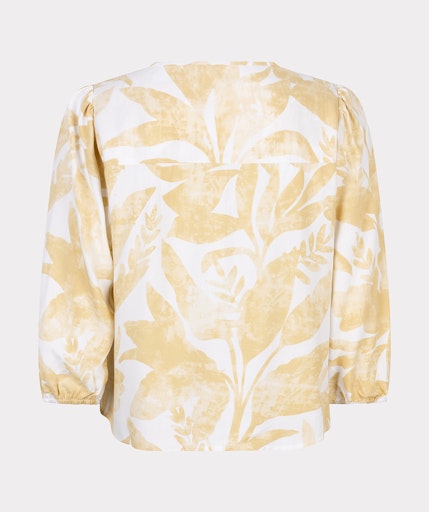 Bow Tie Faded Solar Blouse - Print