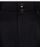 Shiny Twill Trousers - Black