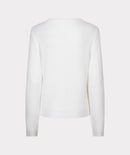 Bow Button Cardigan - Off White