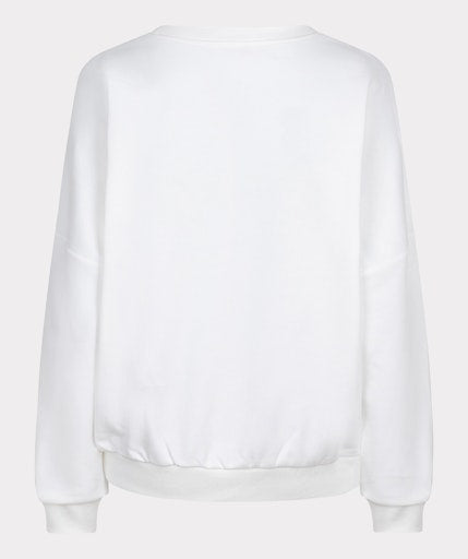 Rubber Printed Sweatshirt - Silver