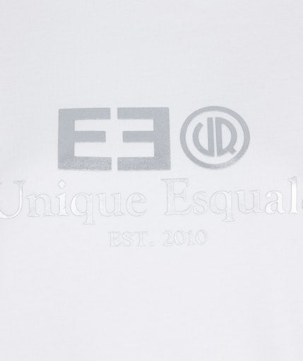 Rubber Printed Sweatshirt - Silver