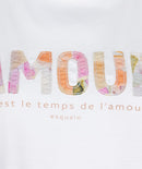 Patched Print T-Shirt - Off White