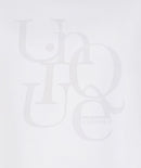 Flock Print Unique Sweatshirt - Off White