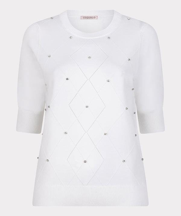 Embellishment Jumper - Off White