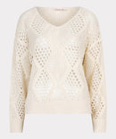 Ajour Jumper - Ivory