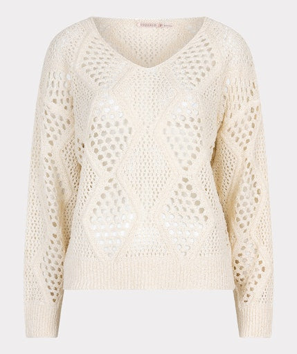 Ajour Jumper - Ivory