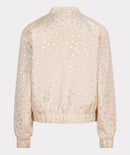 Jacquard Bomber Jacket - Ivory