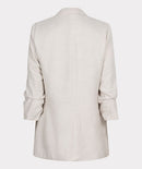 Linen Look Blazer - Sand