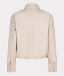 Vegan Leather Jacket - Sand