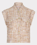 Tweed Waistcoat - Sand