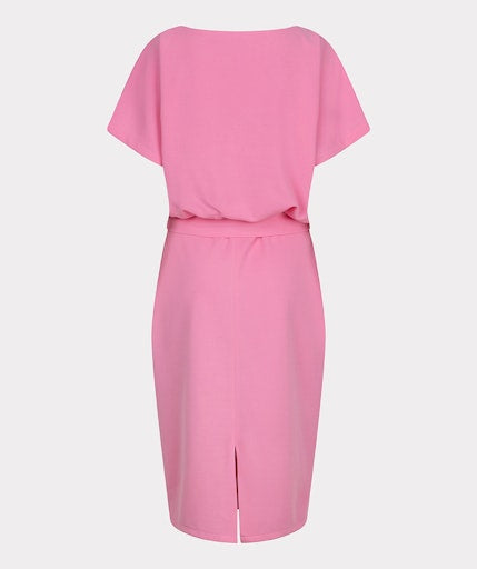 Batwing Short Sleeve Dress - Rose