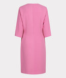Overlap Knot Dress - Rose