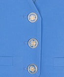Short City Waistcoat - Blue