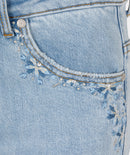 Embroidered Jeans - Blue
