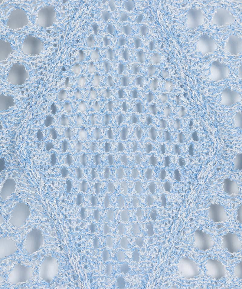Ajour Jumper - Sky Blue