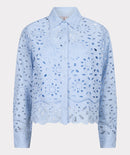 Broidery Anglaise Blouse - Sky Blue